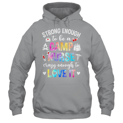 Strong Enough To Be A Camp Nurse Camp Nursing Summer Camping Shirt & Tank Top | siriusteestore