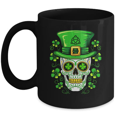 Sugar Skull St Patricks Day  Irish Custome Outfit Mug | siriusteestore