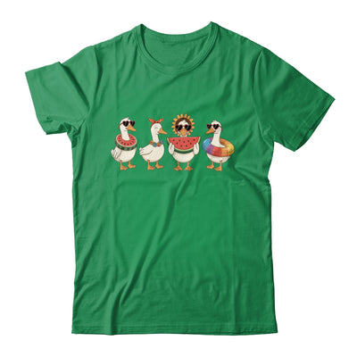 Summer Goose Hello Summer Vibes Goose Lover Beach Vacation Shirt & Sweatshirt | siriusteestore