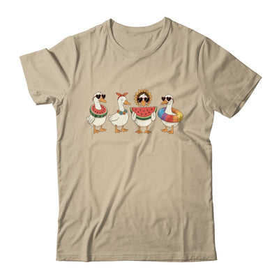 Summer Goose Hello Summer Vibes Goose Lover Beach Vacation Shirt & Sweatshirt | siriusteestore