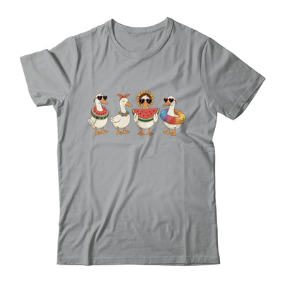 Summer Goose Hello Summer Vibes Goose Lover Beach Vacation Shirt & Sweatshirt | siriusteestore