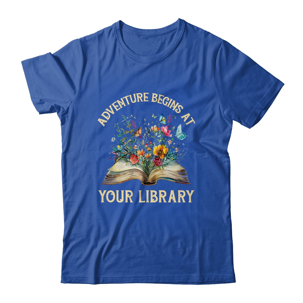 Summer Reading 2024 Vintage Adventure Begins At Your Library Shirt & Tank Top | siriusteestore