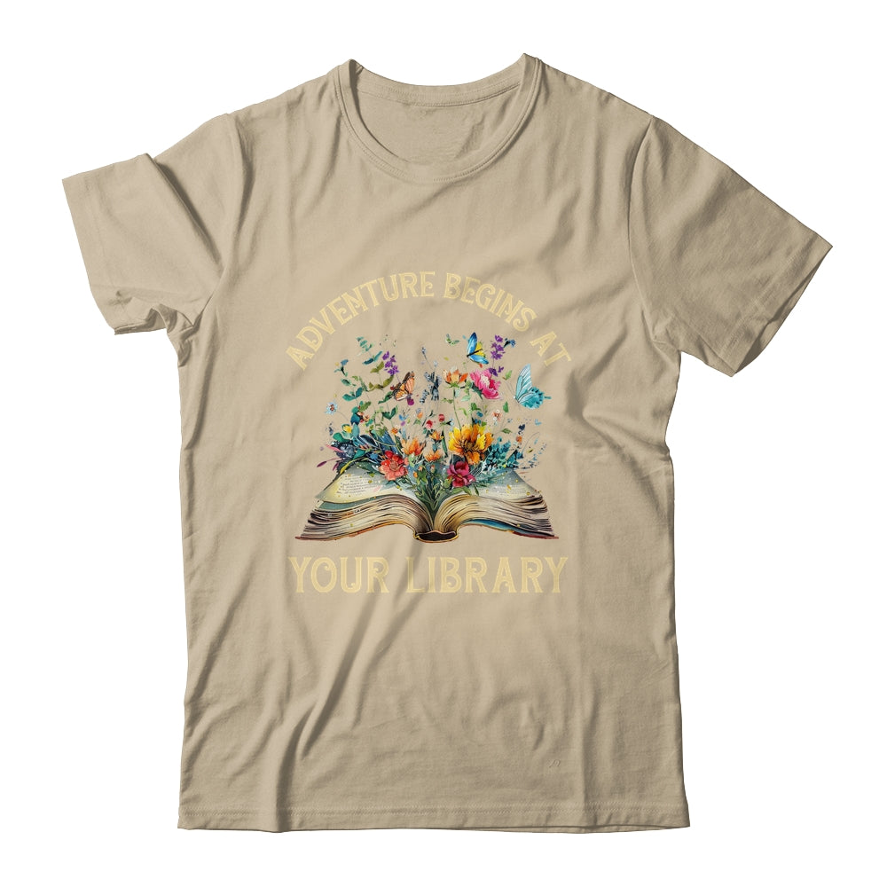 Summer Reading 2024 Vintage Adventure Begins At Your Library Shirt & Tank Top | siriusteestore