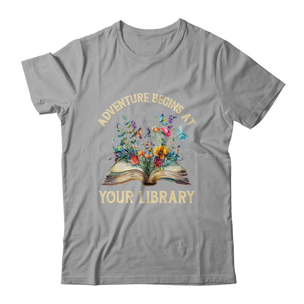 Summer Reading 2024 Vintage Adventure Begins At Your Library Shirt & Tank Top | siriusteestore