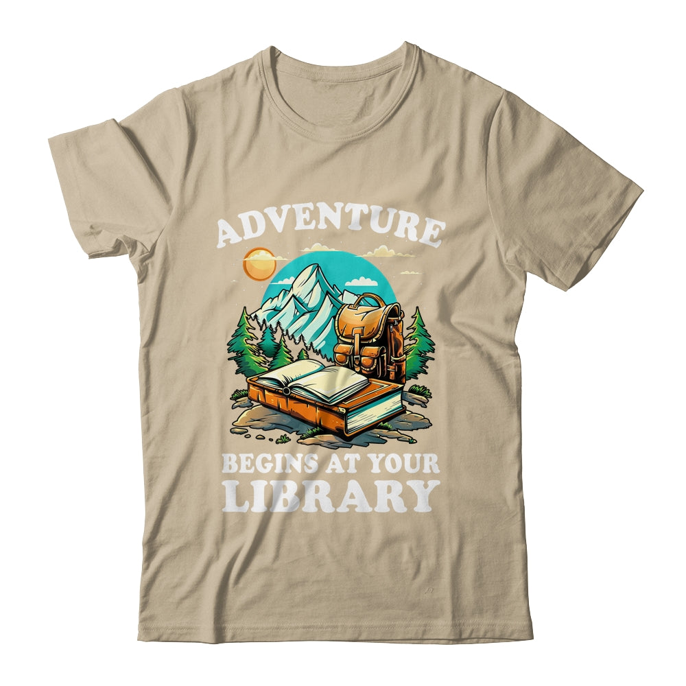 Summer Reading Program 2024 Adventure Begins At Your Library Shirt & Tank Top | siriusteestore