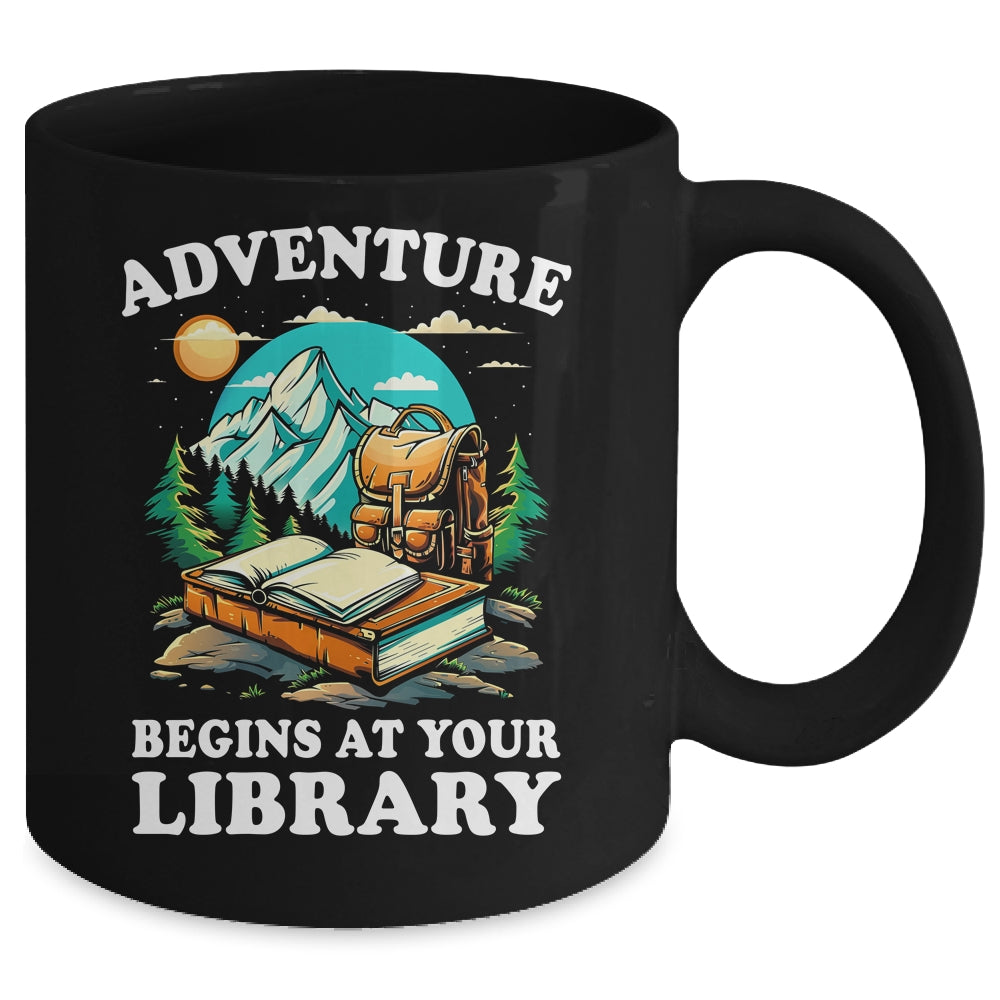 Summer Reading Program 2024 Adventure Begins At Your Library Mug | siriusteestore