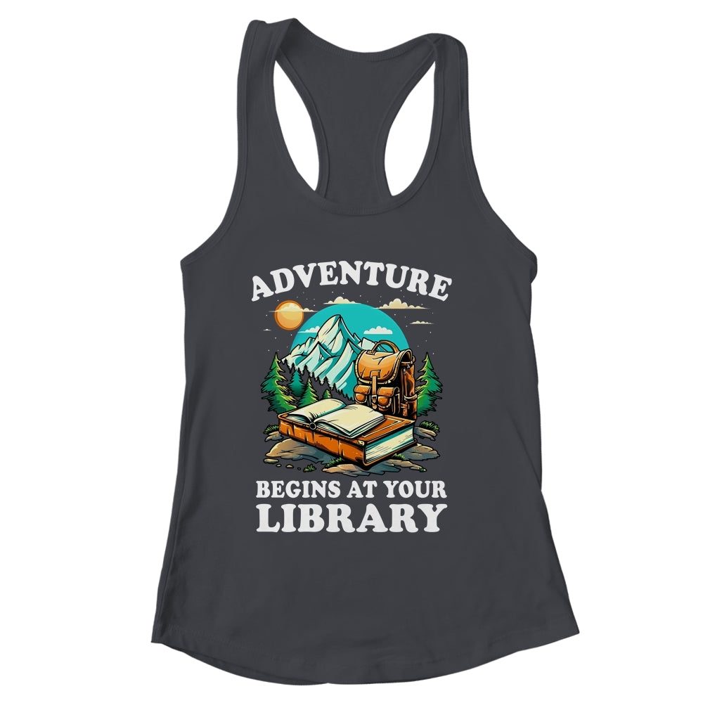 Summer Reading Program 2024 Adventure Begins At Your Library Shirt & Tank Top | siriusteestore