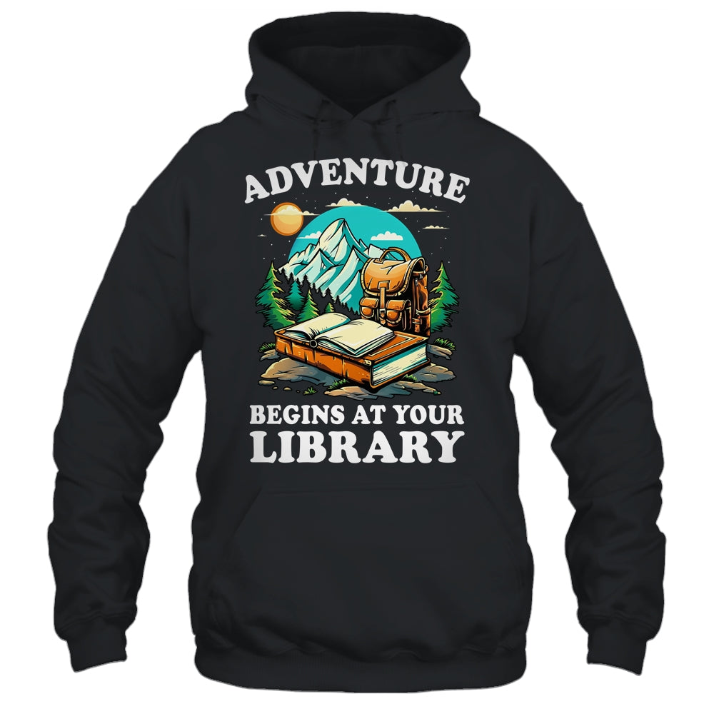 Summer Reading Program 2024 Adventure Begins At Your Library Shirt & Tank Top | siriusteestore