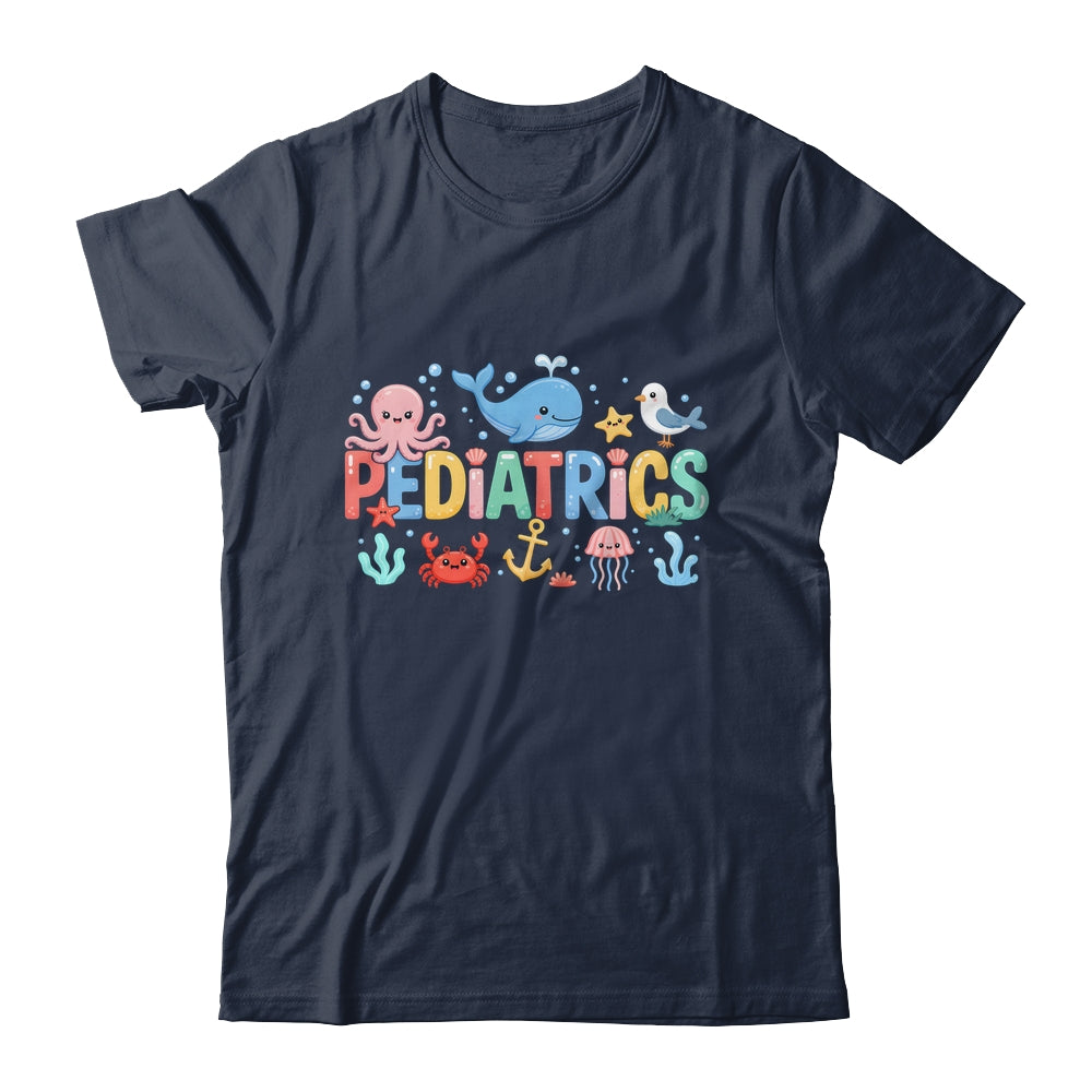 Summer Sea Animal Pediatrics Nurse PEDS RN Pediatrician Shirt & Tank Top | siriusteestore