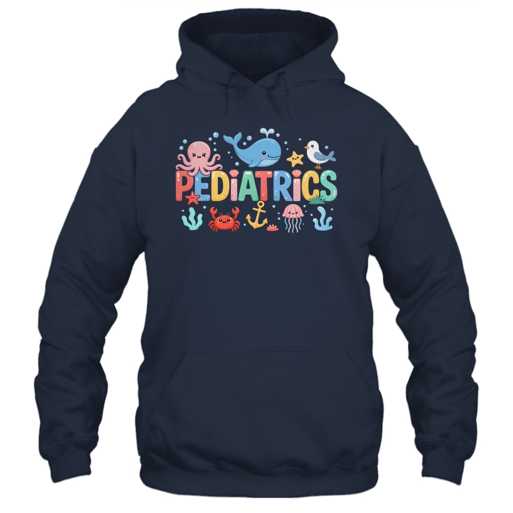 Summer Sea Animal Pediatrics Nurse PEDS RN Pediatrician Shirt & Tank Top | siriusteestore