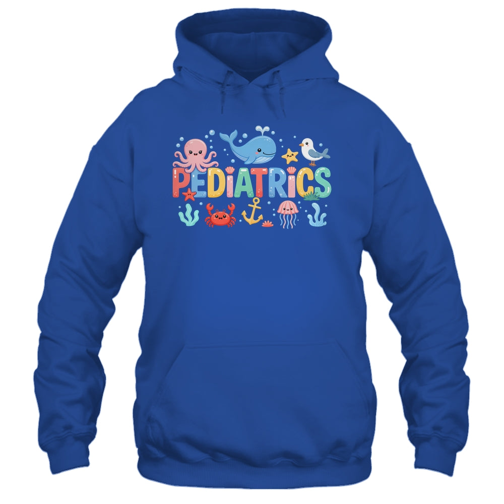 Summer Sea Animal Pediatrics Nurse PEDS RN Pediatrician Shirt & Tank Top | siriusteestore