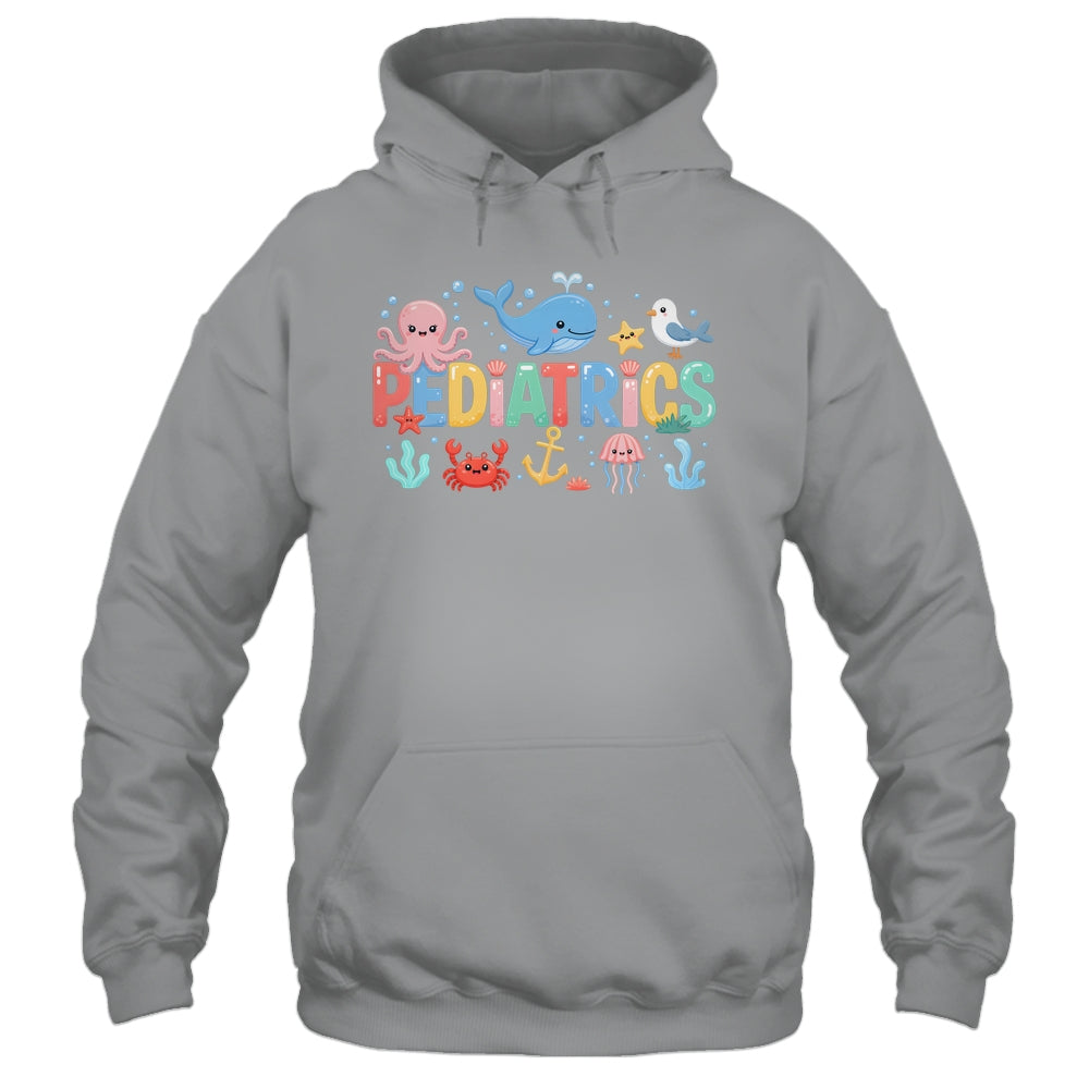 Summer Sea Animal Pediatrics Nurse PEDS RN Pediatrician Shirt & Tank Top | siriusteestore