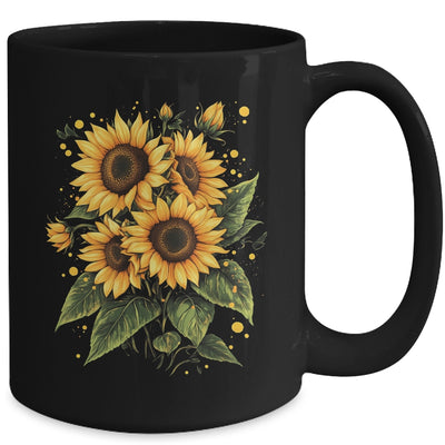 Summer Sunflowers Cute Summer Flowers Floral Women Girls Mug | siriusteestore