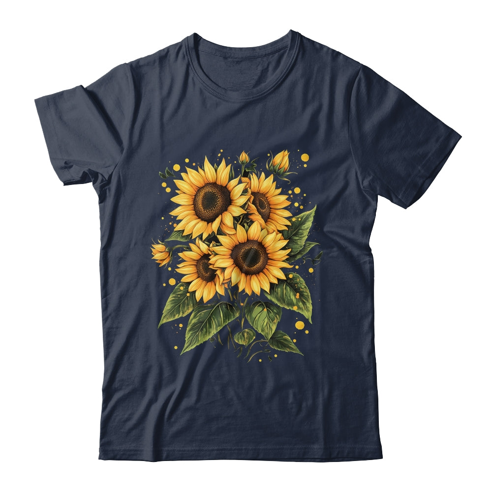 Summer Sunflowers Cute Summer Flowers Floral Women Girls Shirt & Tank Top | siriusteestore