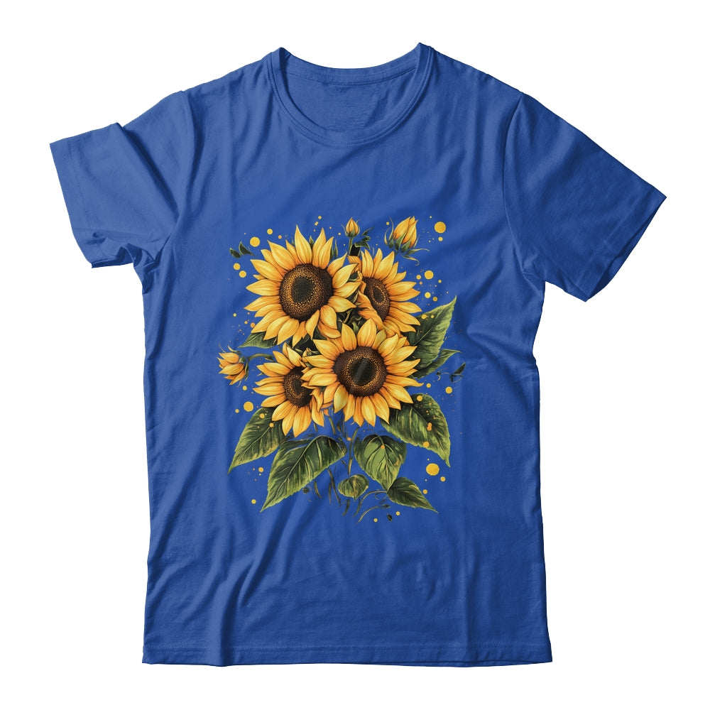 Summer Sunflowers Cute Summer Flowers Floral Women Girls Shirt & Tank Top | siriusteestore