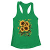 Summer Sunflowers Cute Summer Flowers Floral Women Girls Shirt & Tank Top | siriusteestore