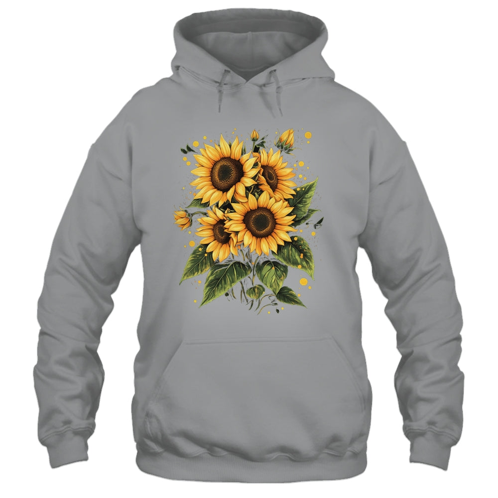 Summer Sunflowers Cute Summer Flowers Floral Women Girls Shirt & Tank Top | siriusteestore