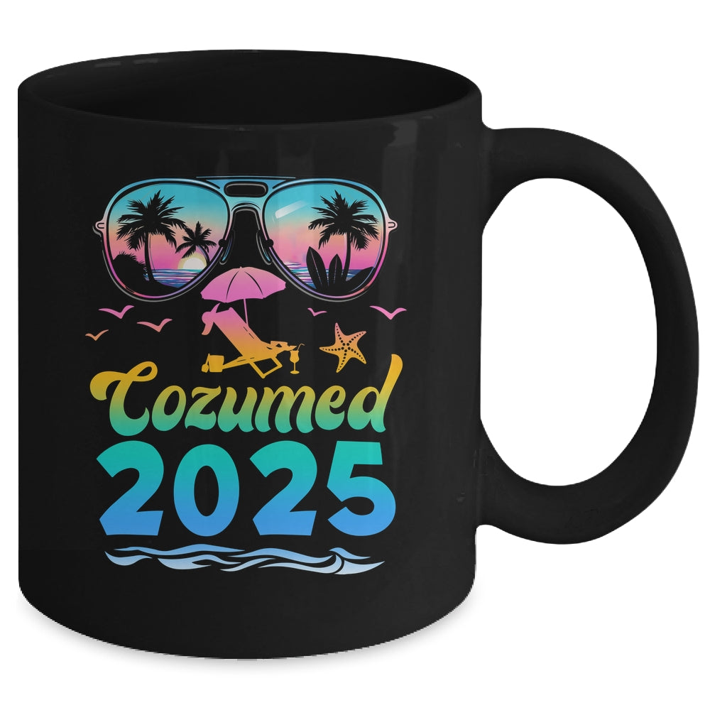 Summer Sunglasses 2025 Vacation Mexico Cozumel Beach Mug | siriusteestore