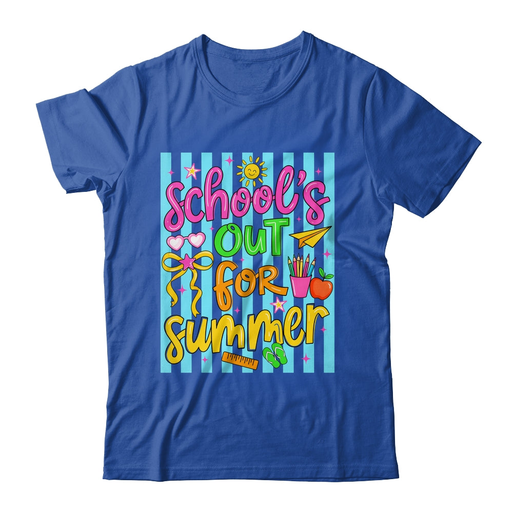Summer Teacher School Out For Summer Last Day Of School Shirt & Tank Top | siriusteestore