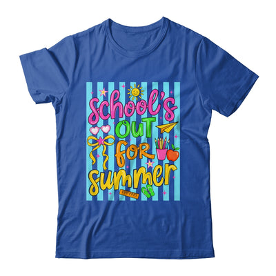 Summer Teacher School Out For Summer Last Day Of School Shirt & Tank Top | siriusteestore