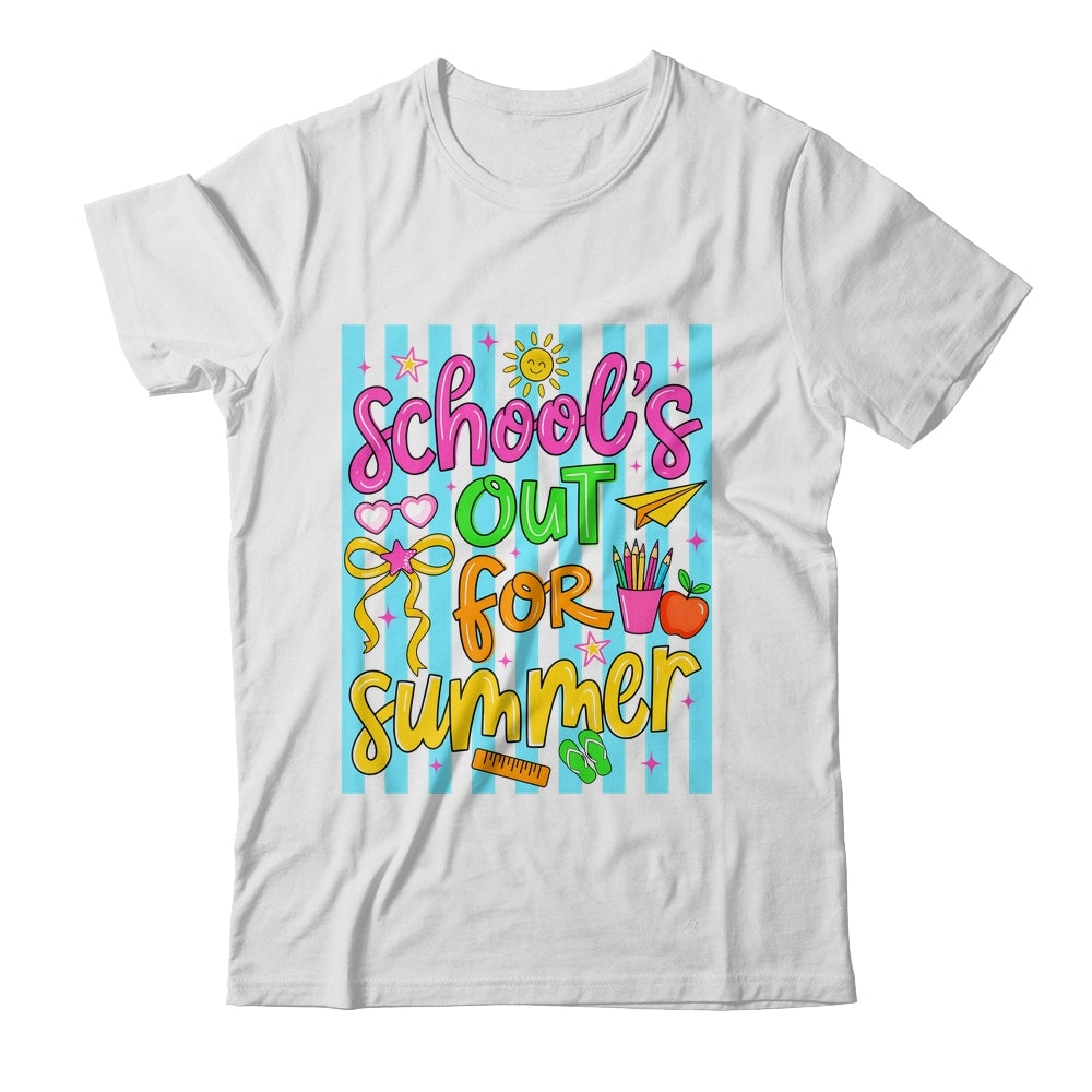 Summer Teacher School Out For Summer Last Day Of School Shirt & Tank Top | siriusteestore