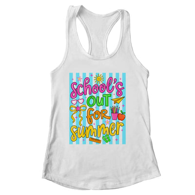 Summer Teacher School Out For Summer Last Day Of School Shirt & Tank Top | siriusteestore