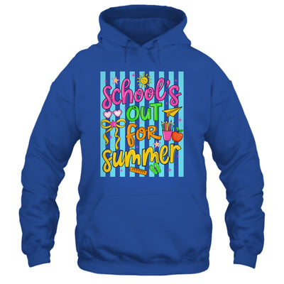 Summer Teacher School Out For Summer Last Day Of School Shirt & Tank Top | siriusteestore
