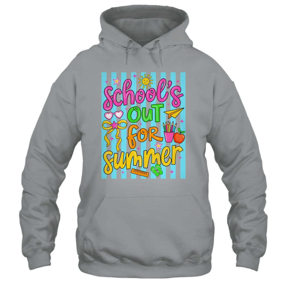 Summer Teacher School Out For Summer Last Day Of School Shirt & Tank Top | siriusteestore