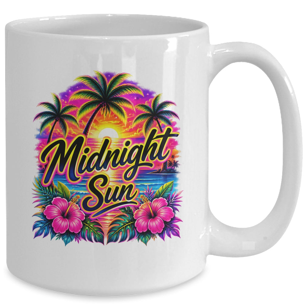 Summer Vibes Beach Vacay Summertime Vacation Midnight A Sun Mug | siriusteestore