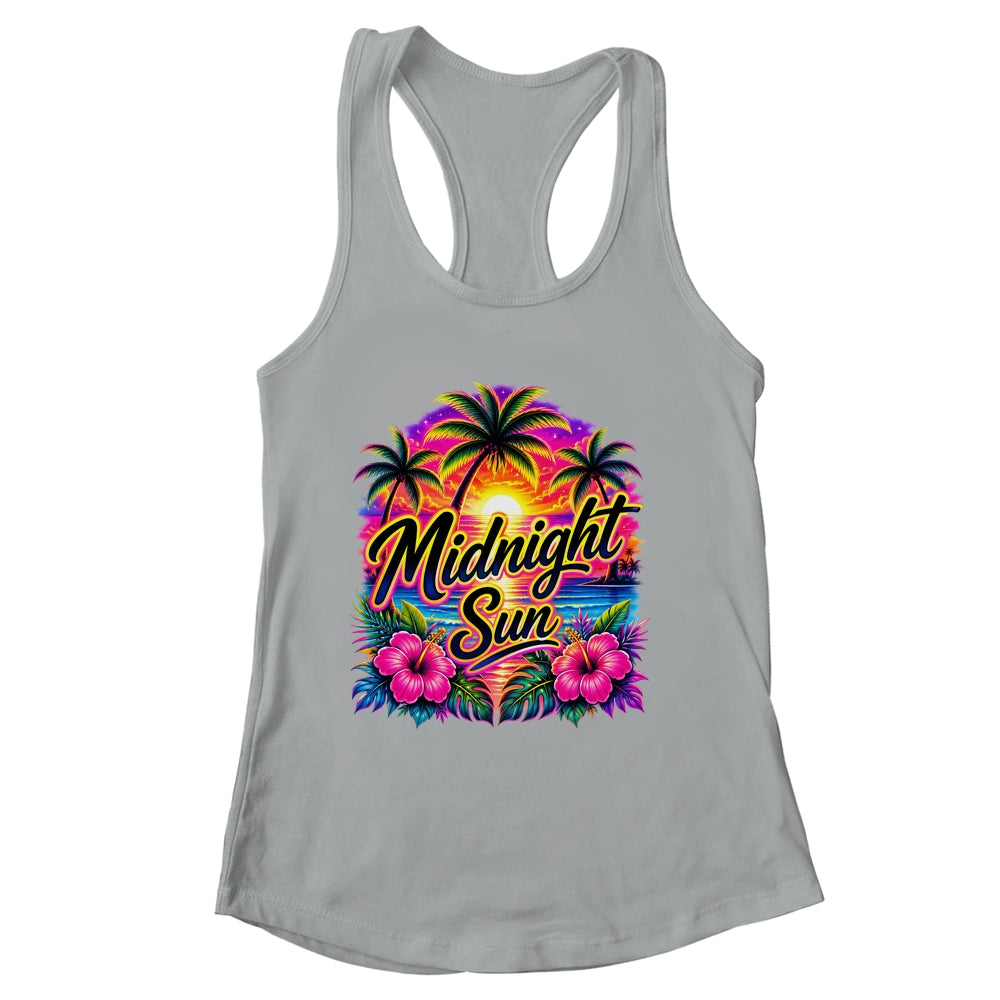 Summer Vibes Beach Vacay Summertime Vacation Midnight A Sun Shirt & Tank Top | siriusteestore