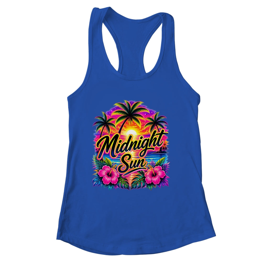 Summer Vibes Beach Vacay Summertime Vacation Midnight A Sun Shirt & Tank Top | siriusteestore