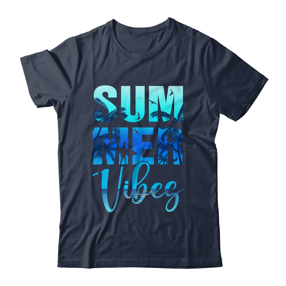 Summer Vibes Girls Trip Family Vacation Matching Group Shirt & Tank Top | siriusteestore