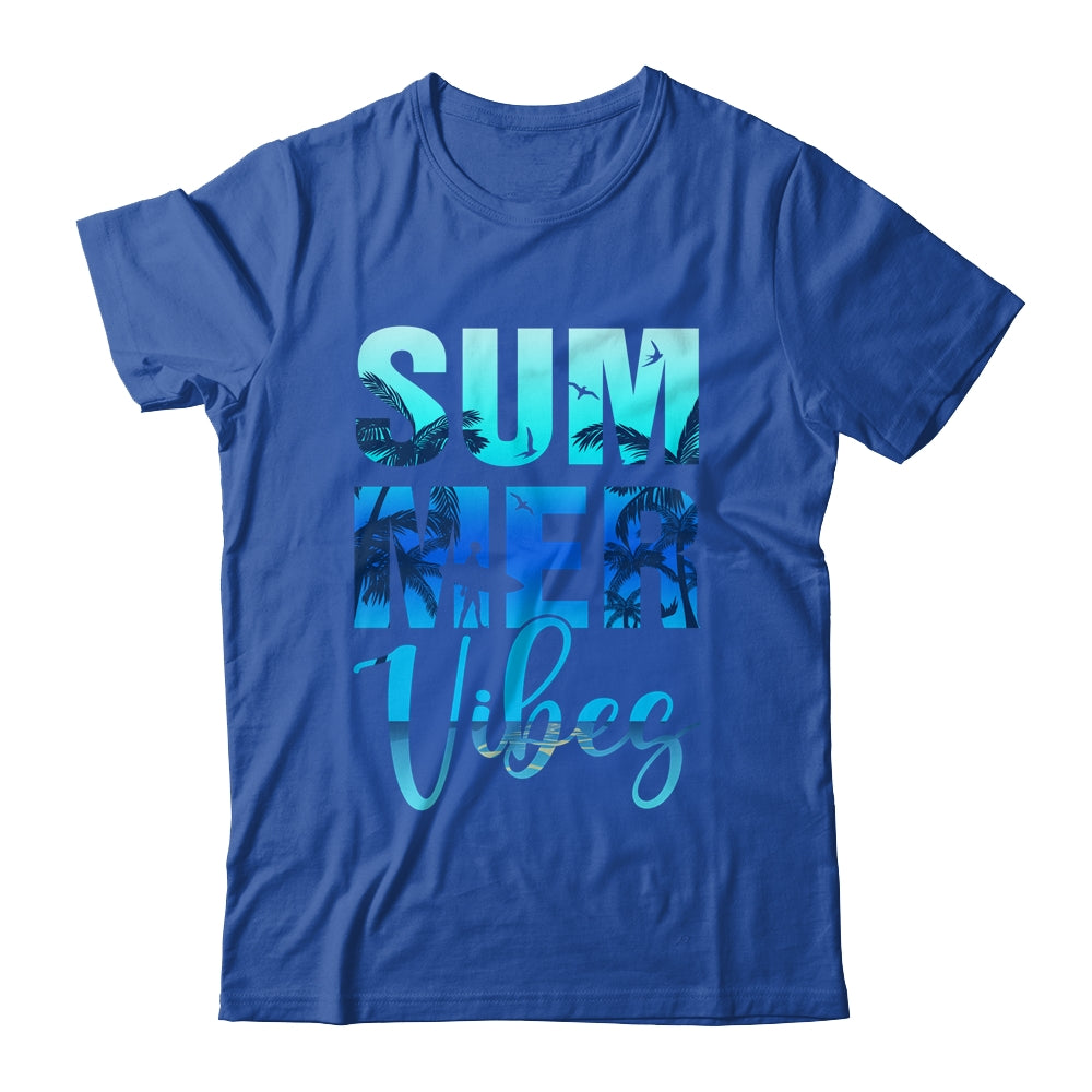 Summer Vibes Girls Trip Family Vacation Matching Group Shirt & Tank Top | siriusteestore