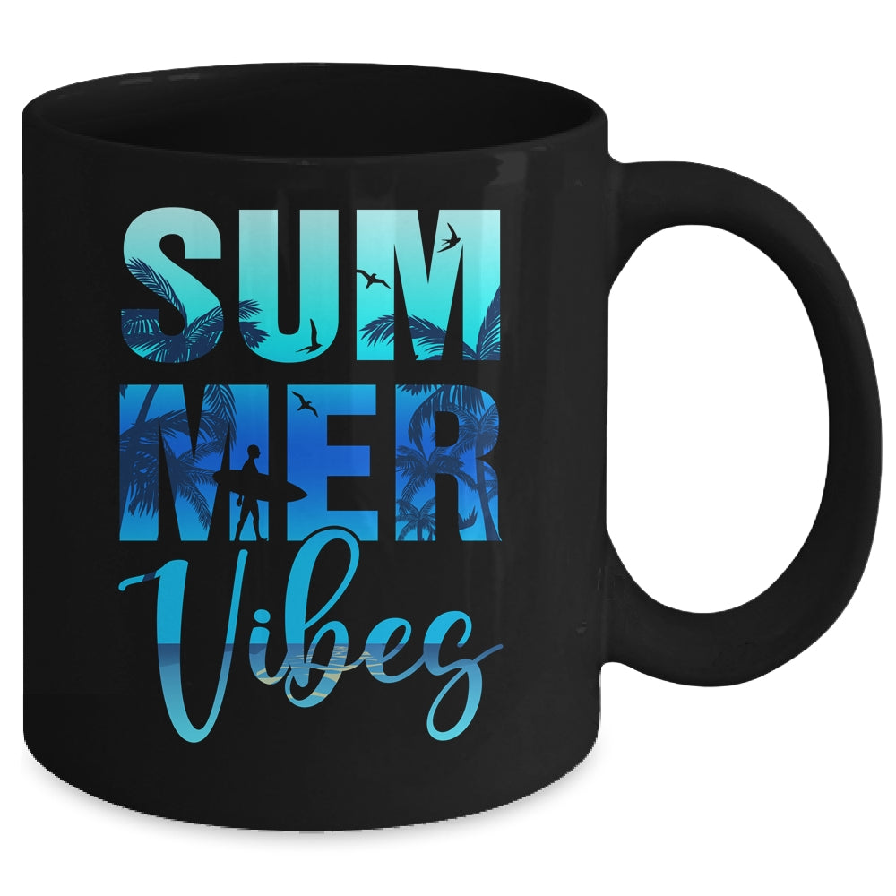 Summer Vibes Girls Trip Family Vacation Matching Group Mug | siriusteestore