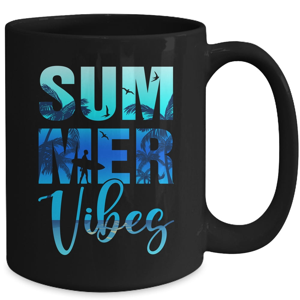 Summer Vibes Girls Trip Family Vacation Matching Group Mug | siriusteestore
