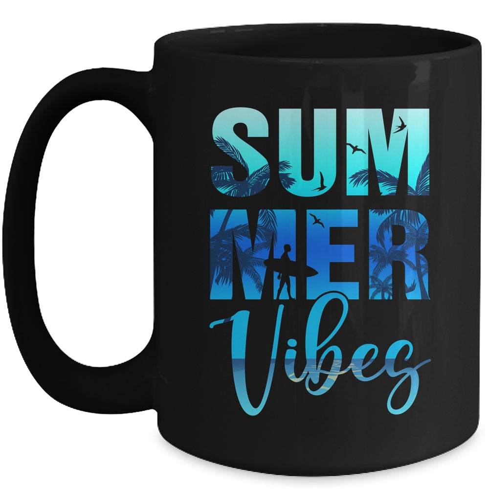 Summer Vibes Girls Trip Family Vacation Matching Group Mug | siriusteestore