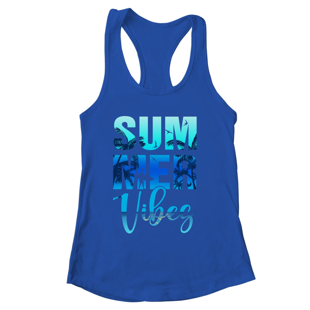 Summer Vibes Girls Trip Family Vacation Matching Group Shirt & Tank Top | siriusteestore