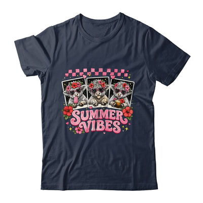 Summer Vibes Highland Cow Funny Beach Vacation Women Girls Shirt & Tank Top | siriusteestore