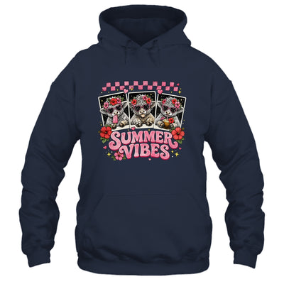 Summer Vibes Highland Cow Funny Beach Vacation Women Girls Shirt & Tank Top | siriusteestore