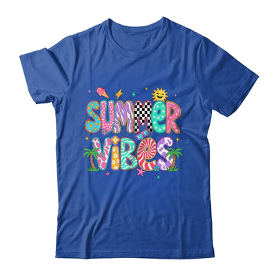 Summer Vibes Retro Hello Summer Vacation Women Girls Boys Shirt & Tank Top | siriusteestore