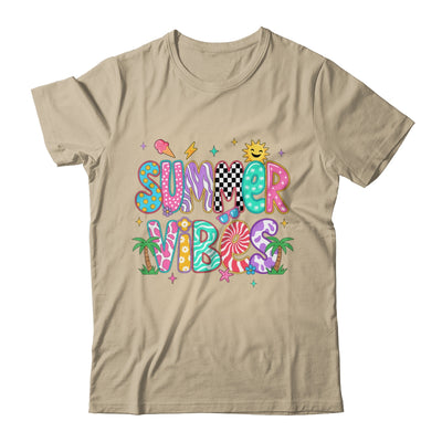 Summer Vibes Retro Hello Summer Vacation Women Girls Boys Shirt & Tank Top | siriusteestore