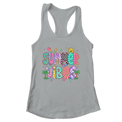 Summer Vibes Retro Hello Summer Vacation Women Girls Boys Shirt & Tank Top | siriusteestore