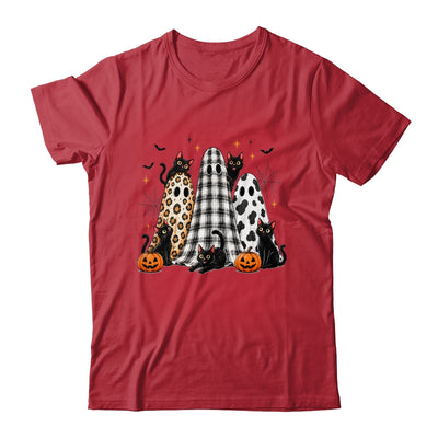 Summerween Ghost Leopard Cat Retro Halloween Spooky Season Shirt & Sweatshirt | siriusteestore