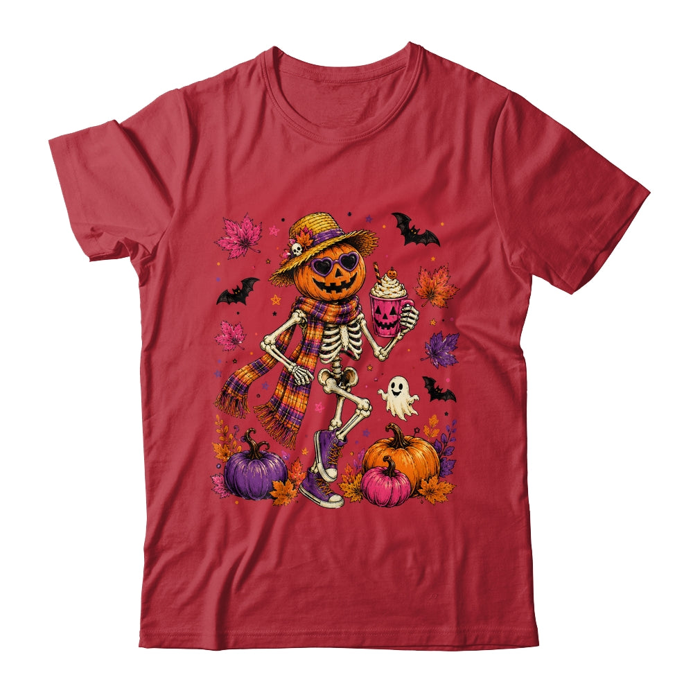 Summerween Ghost Retro Halloween Skeleton Spooky Season Shirt & Hoodie | siriusteestore