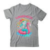 Summerween Mermaid Skeleton Halloween Flamingo Summer Vacay Shirt & Tank Top | siriusteestore