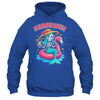 Summerween Mermaid Skeleton Halloween Flamingo Summer Vacay Shirt & Tank Top | siriusteestore