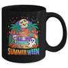 Summerween Summer Skeleton Party Halloween Vibes Vacation Mug | siriusteestore