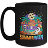 Summerween Summer Skeleton Party Halloween Vibes Vacation Mug | siriusteestore