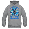 Sunflower Diabetes I Wear Blue For Diabetes Awareness Shirt & Hoodie | siriusteestore