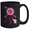 Sunflower Hummingbird Elephant Breast Cancer Awareness Mug | siriusteestore